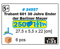 Trabant 601 30e anniversaire de la chute du mur de Berlin